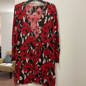 NWOT Victor Alfaro V-neck button down dress-cardigan